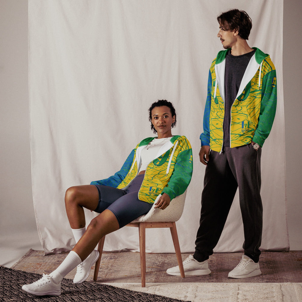 St Vincent Football Unisex zip hoodie - Conscious Apparel Store