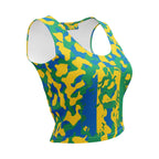 St Vincent Girl Camo Crop Top - Conscious Apparel Store