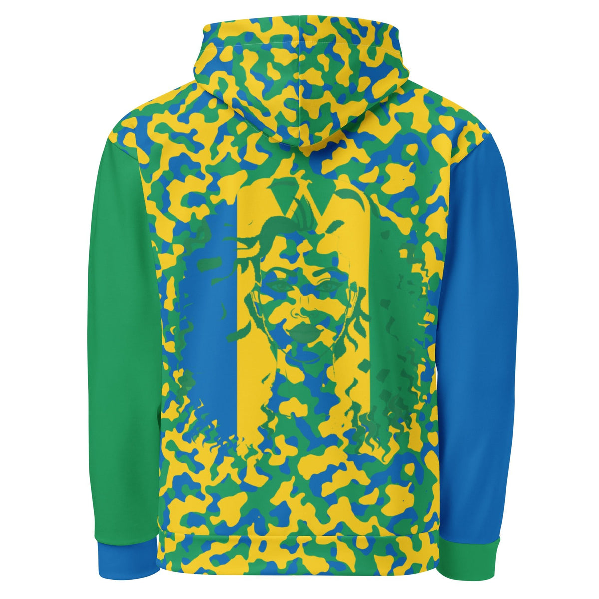 St Vincent Girl Camo Unisex Pullover Hoodie - Conscious Apparel Store