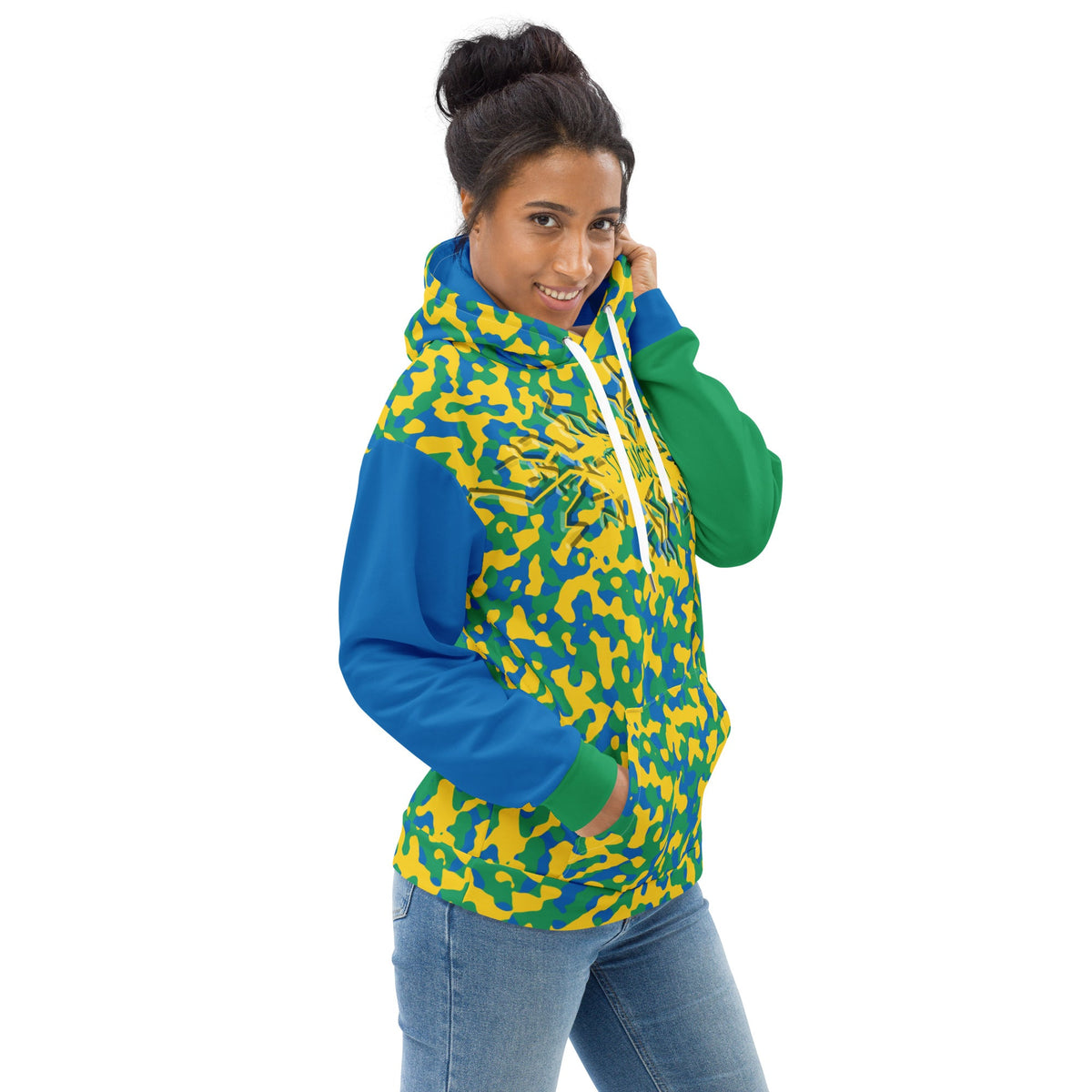 St Vincent Girl Camo Unisex Pullover Hoodie - Conscious Apparel Store