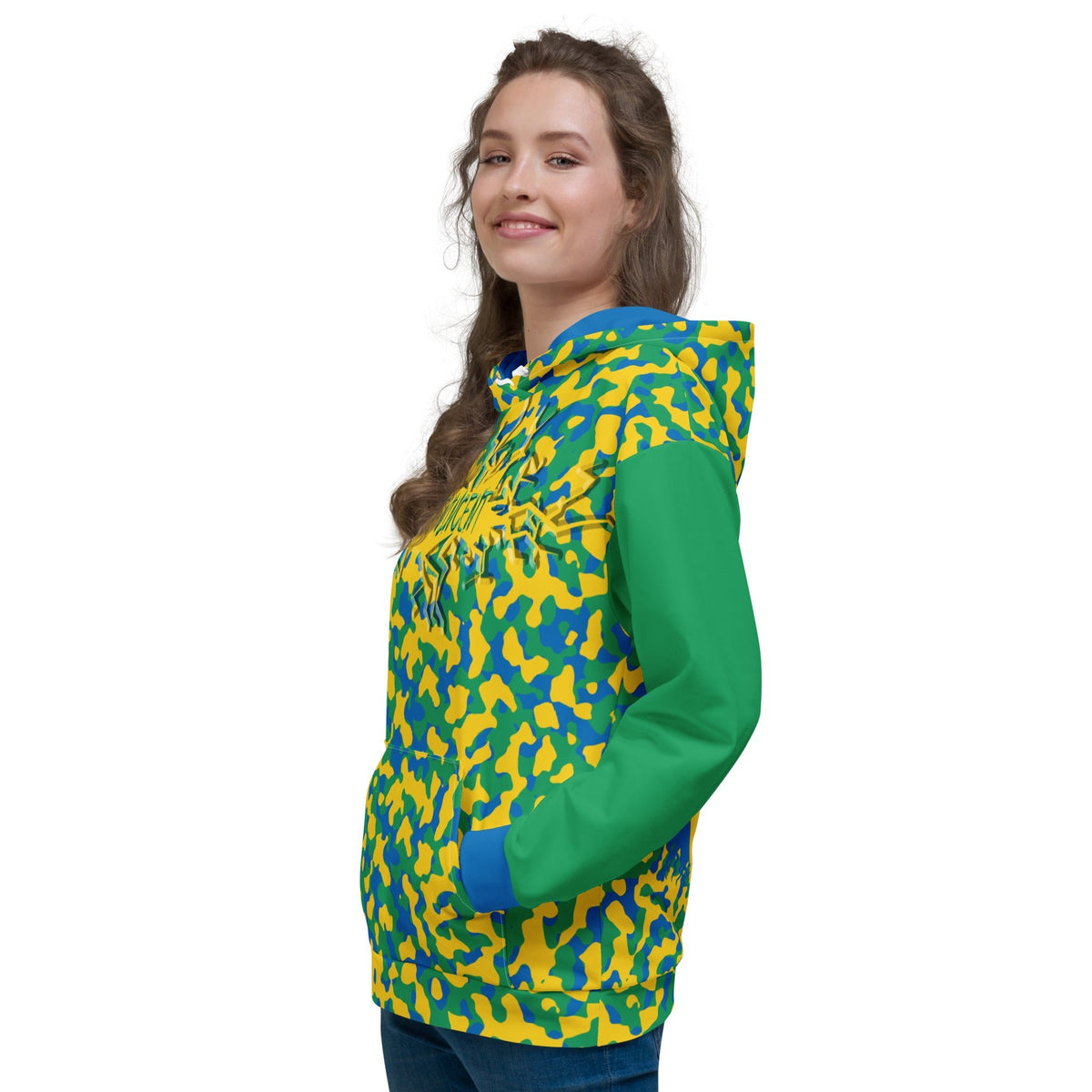 St Vincent Girl Camo Unisex Pullover Hoodie - Conscious Apparel Store