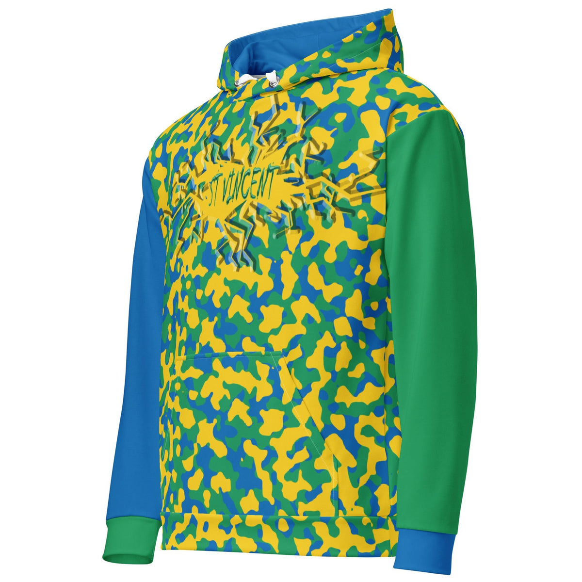 St Vincent Girl Camo Unisex Pullover Hoodie - Conscious Apparel Store