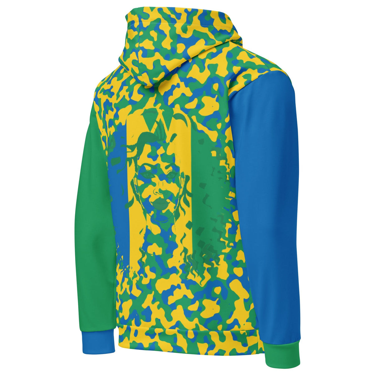 St Vincent Girl Camo Unisex Pullover Hoodie - Conscious Apparel Store