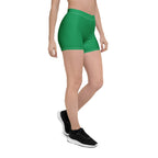St Vincent Green Leggings Shorts - Conscious Apparel Store