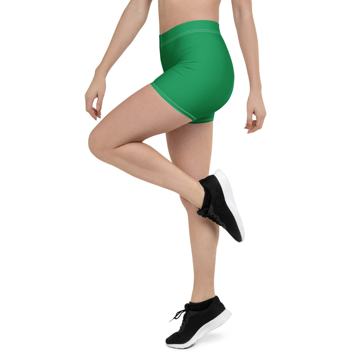 St Vincent Green Leggings Shorts - Conscious Apparel Store