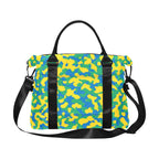 St Vincent & The Grenadines Flag Camo Large Capacity Duffle Bag - Conscious Apparel Store