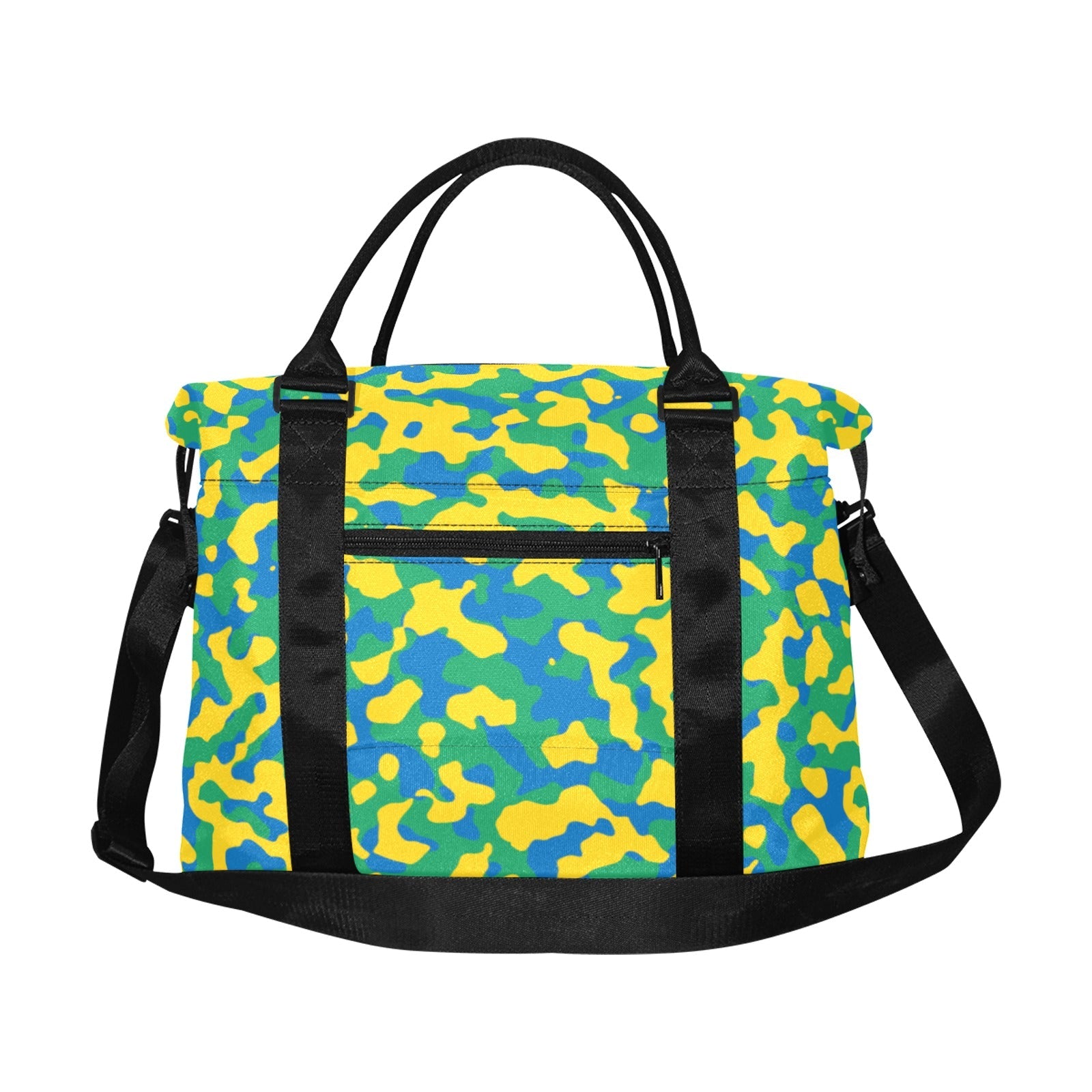 St Vincent & The Grenadines Flag Camo Large Capacity Duffle Bag - Conscious Apparel Store