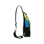 St Vincent & The Grenadines Flag Camo Men's Casual Chest Bag - Conscious Apparel Store