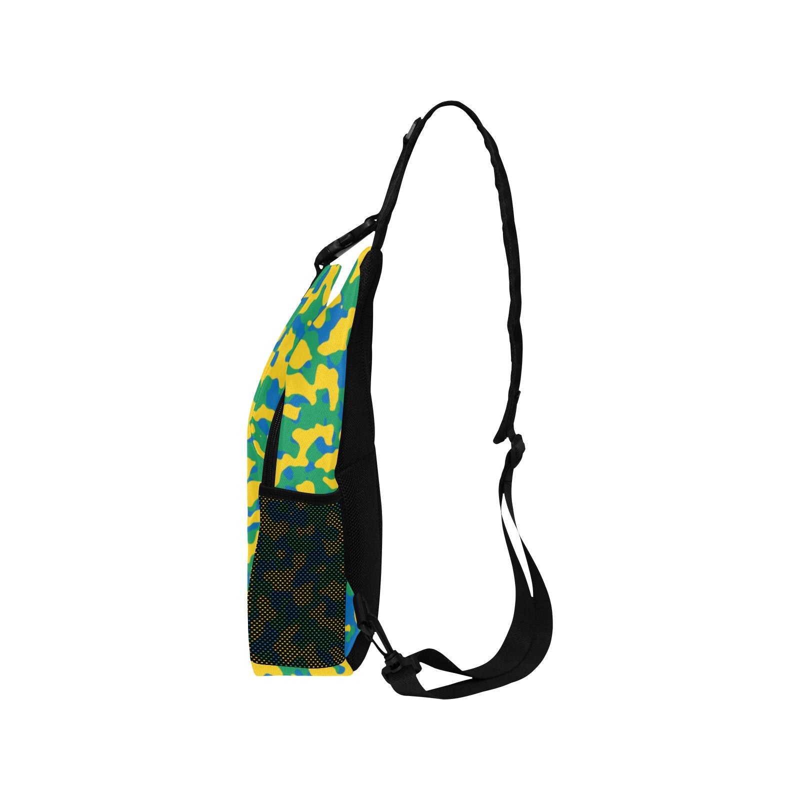 St Vincent & The Grenadines Flag Camo Men's Casual Chest Bag - Conscious Apparel Store