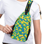 St Vincent & The Grenadines Flag Camo Men's Casual Chest Bag - Conscious Apparel Store