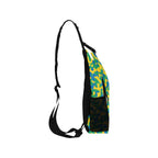 St Vincent & The Grenadines Flag Camo Men's Casual Chest Bag - Conscious Apparel Store