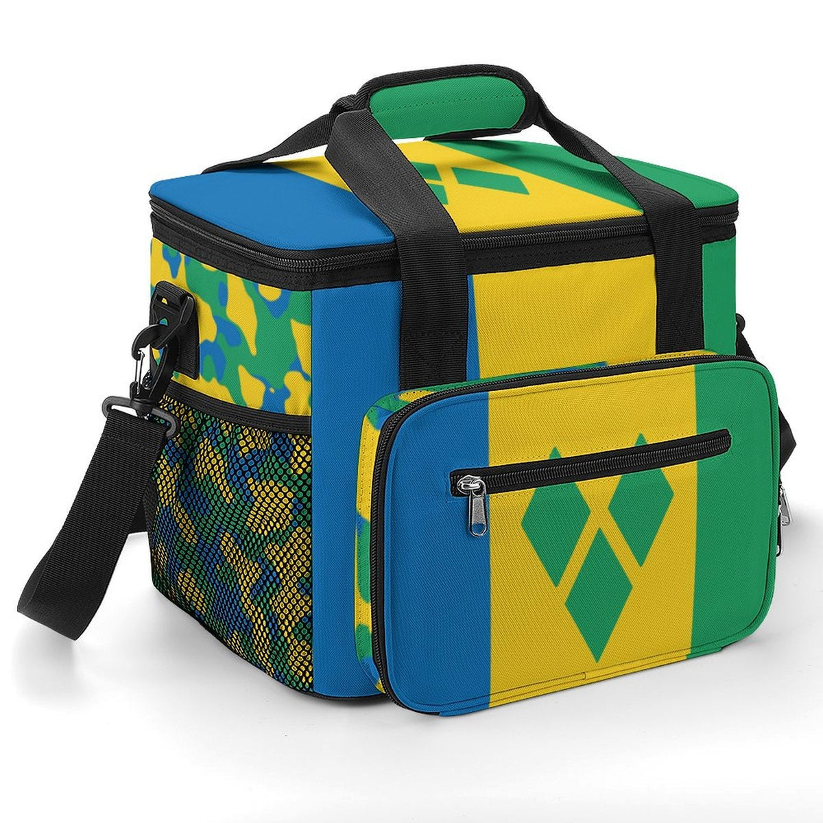 St Vincent & The Grenadines Flag Insulated Cooler Bag - Conscious Apparel Store
