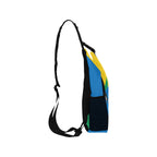 St Vincent & The Grenadines Flag Men's Casual Chest Bag - Conscious Apparel Store