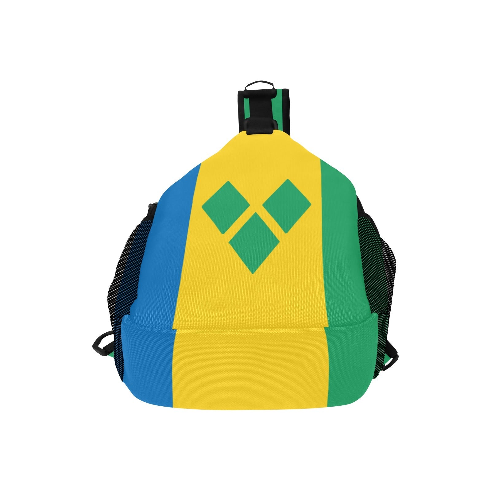 St Vincent & The Grenadines Flag Men's Casual Chest Bag - Conscious Apparel Store