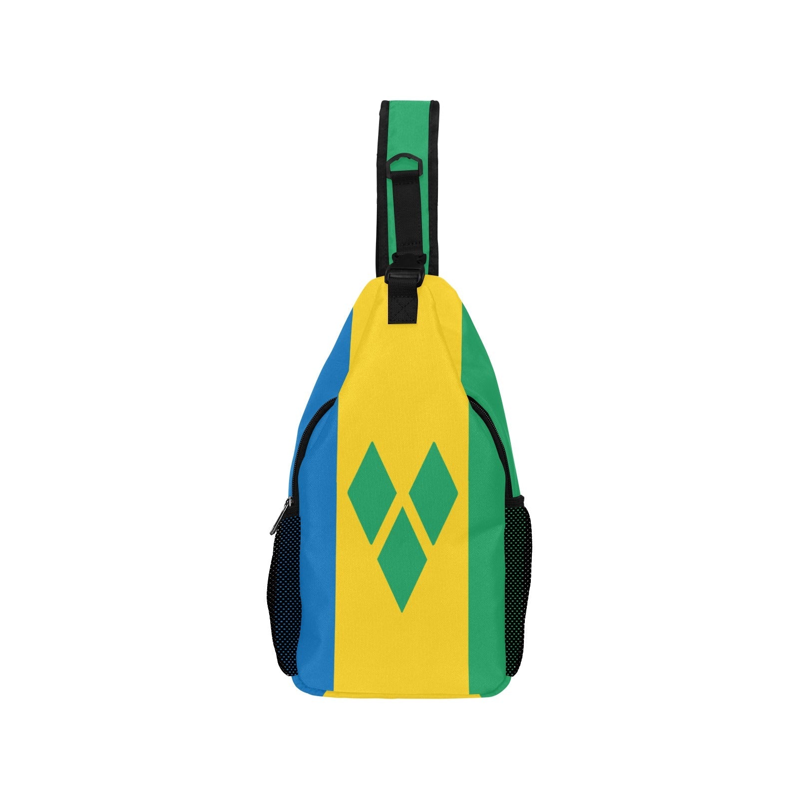 St Vincent & The Grenadines Flag Men's Casual Chest Bag - Conscious Apparel Store