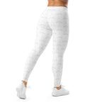 Subliminal Egyptian Ankh Cross (White) Leggings (6 Color Available) - Conscious Apparel Store