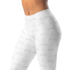 Subliminal Egyptian Ankh Cross (White) Leggings (6 Color Available) - Conscious Apparel Store