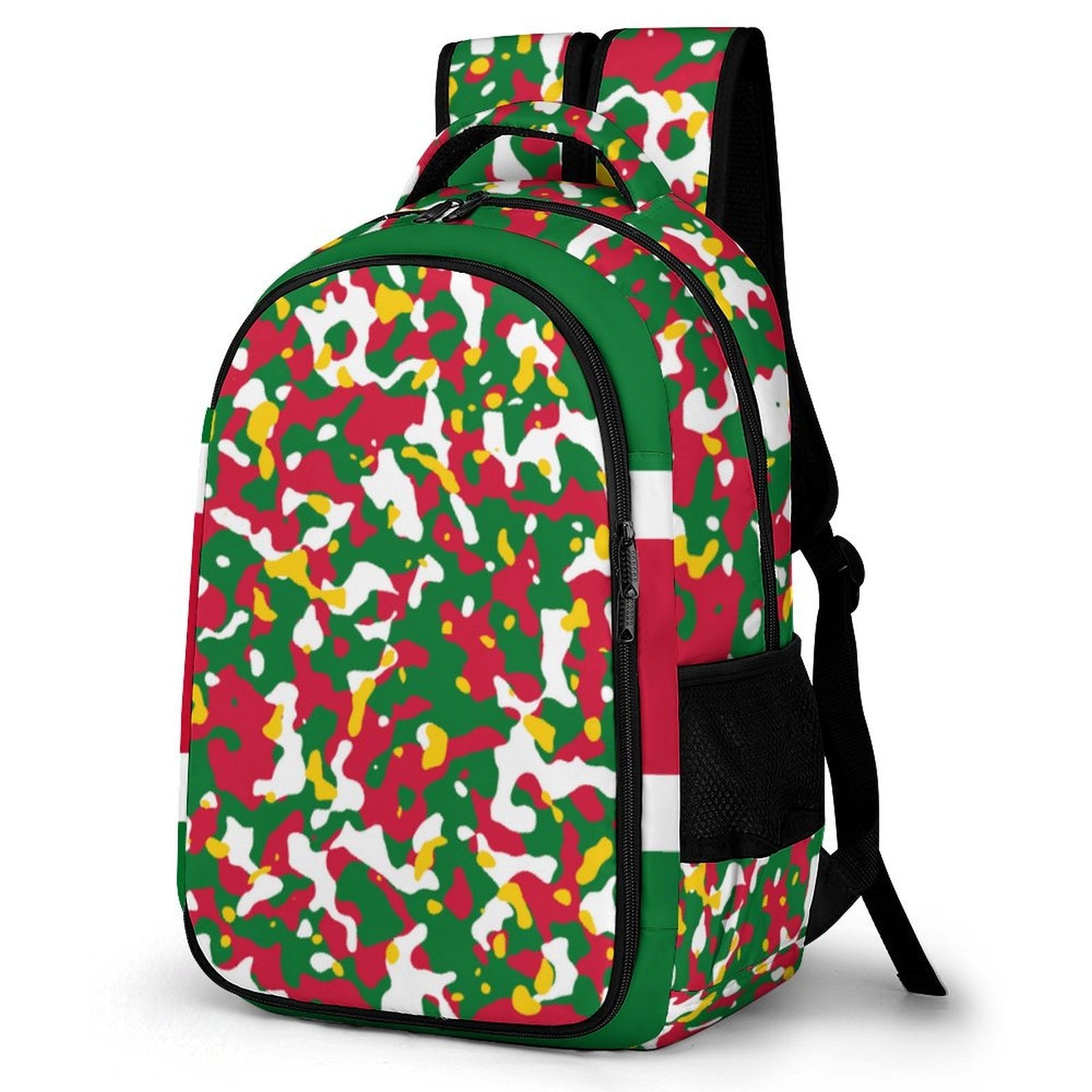 Suriname Flag Camo Casual Backpack - Conscious Apparel Store