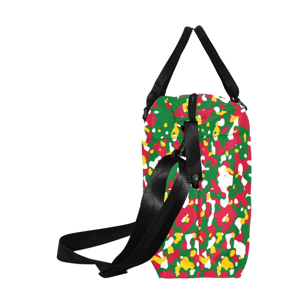Suriname Flag Camo Large Capacity Duffle Bag - Conscious Apparel Store