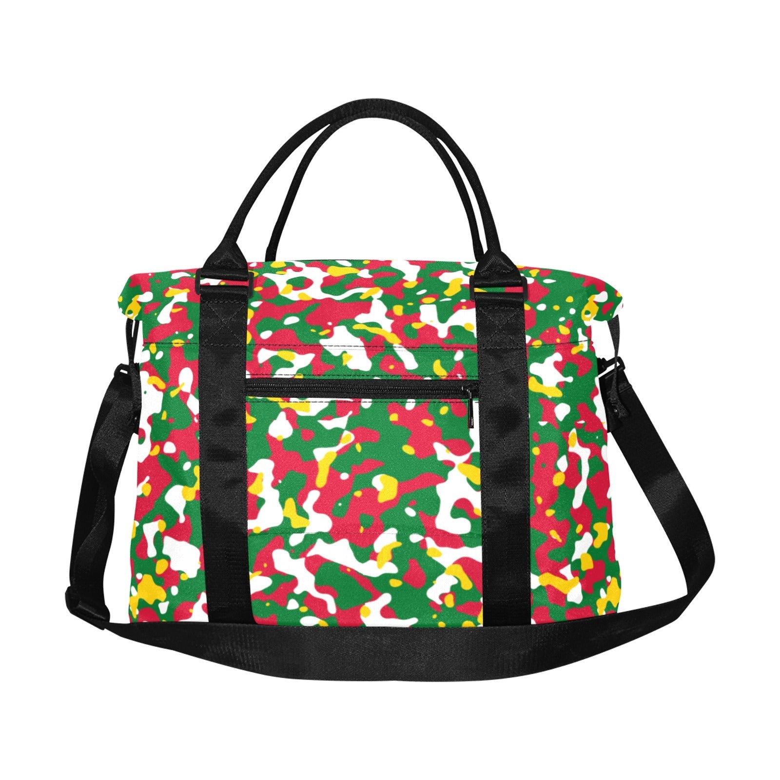 Suriname Flag Camo Large Capacity Duffle Bag - Conscious Apparel Store