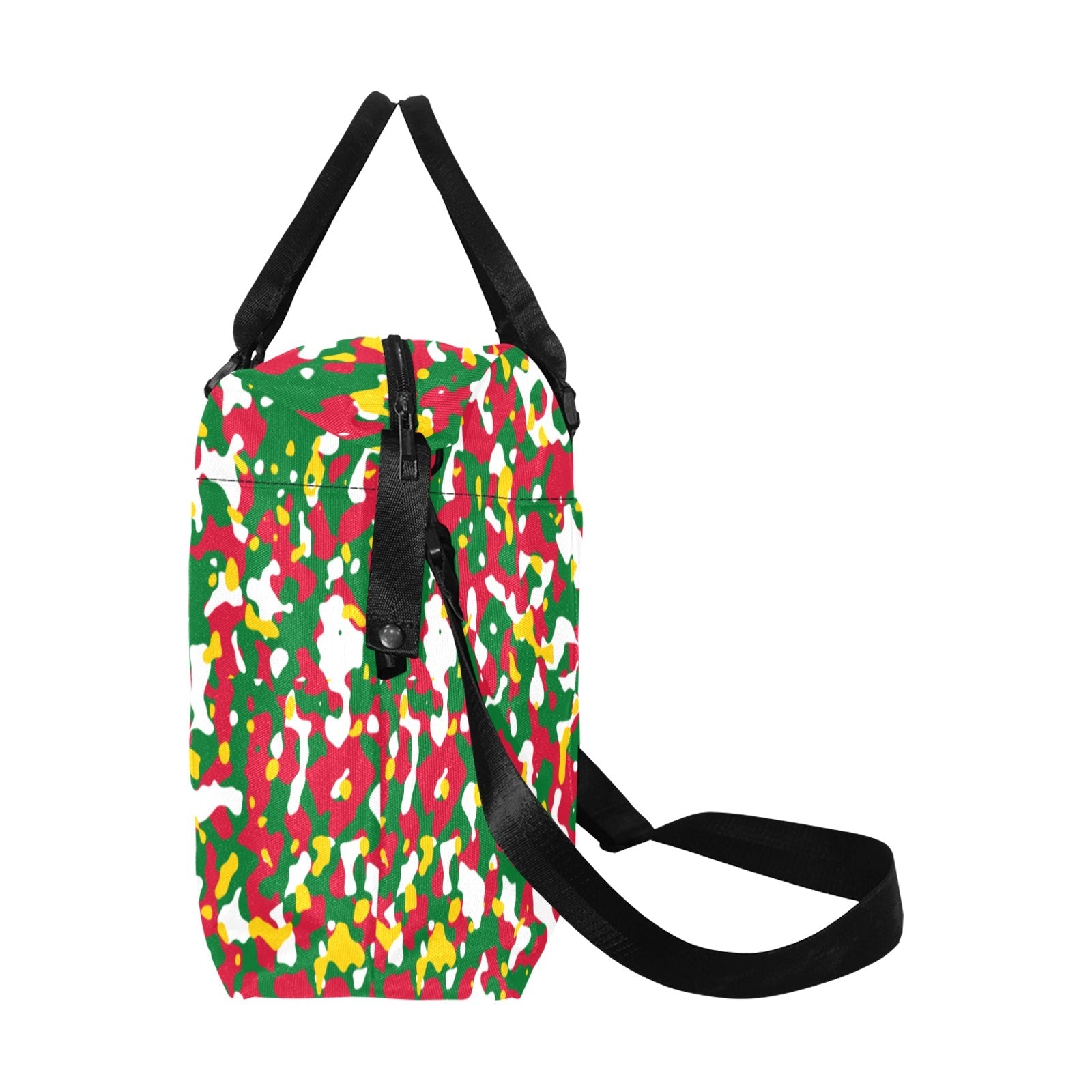 Suriname Flag Camo Large Capacity Duffle Bag - Conscious Apparel Store