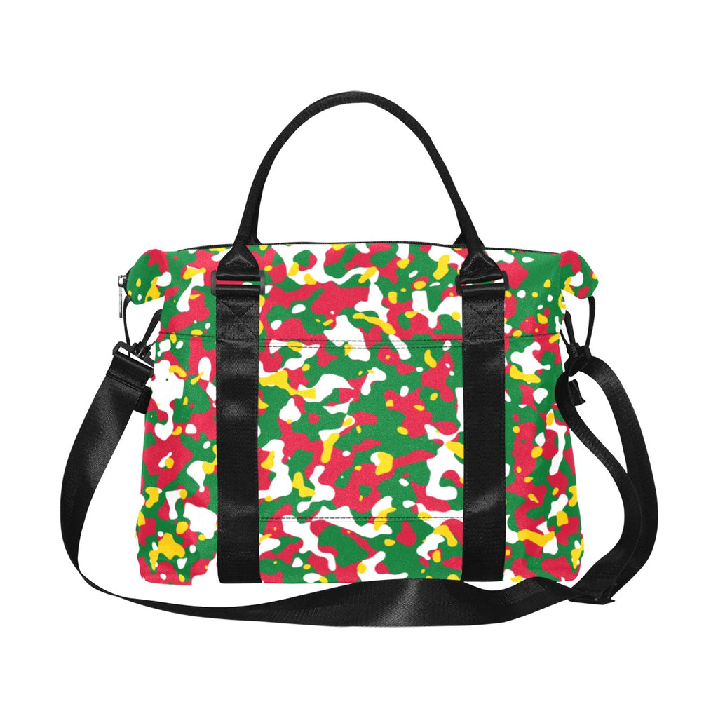 Suriname Flag Camo Large Capacity Duffle Bag - Conscious Apparel Store
