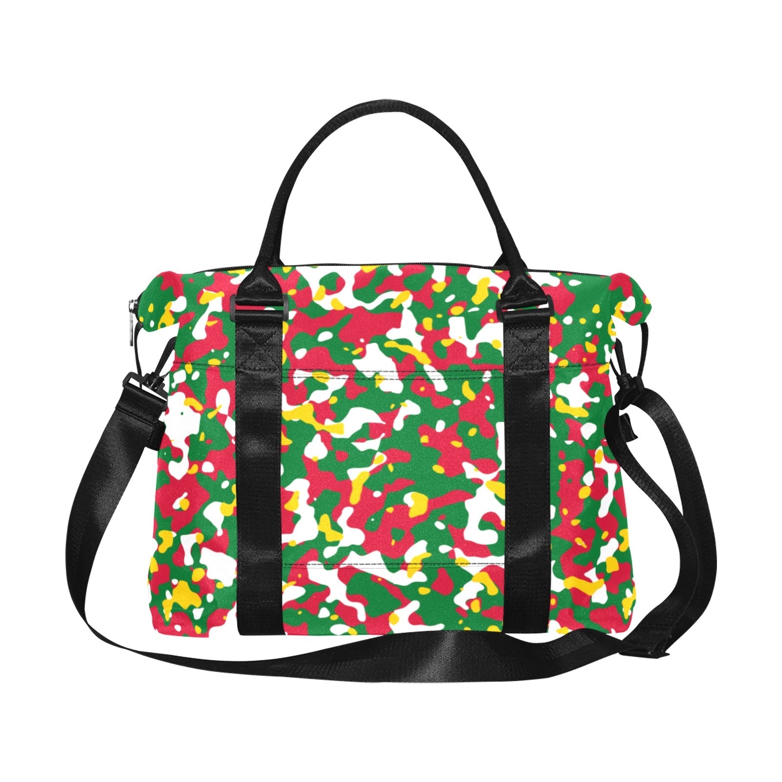 Suriname Flag Camo Large Capacity Duffle Bag - Conscious Apparel Store