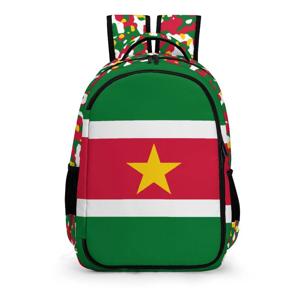 Suriname Flag Casual Backpack - Conscious Apparel Store