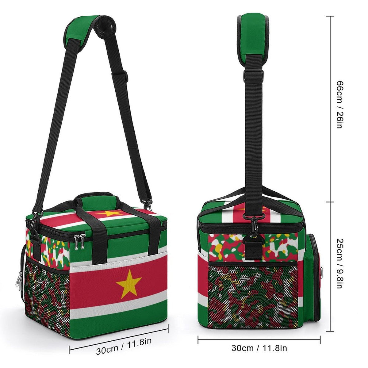 Suriname Flag Insulated Cooler Bag - Conscious Apparel Store