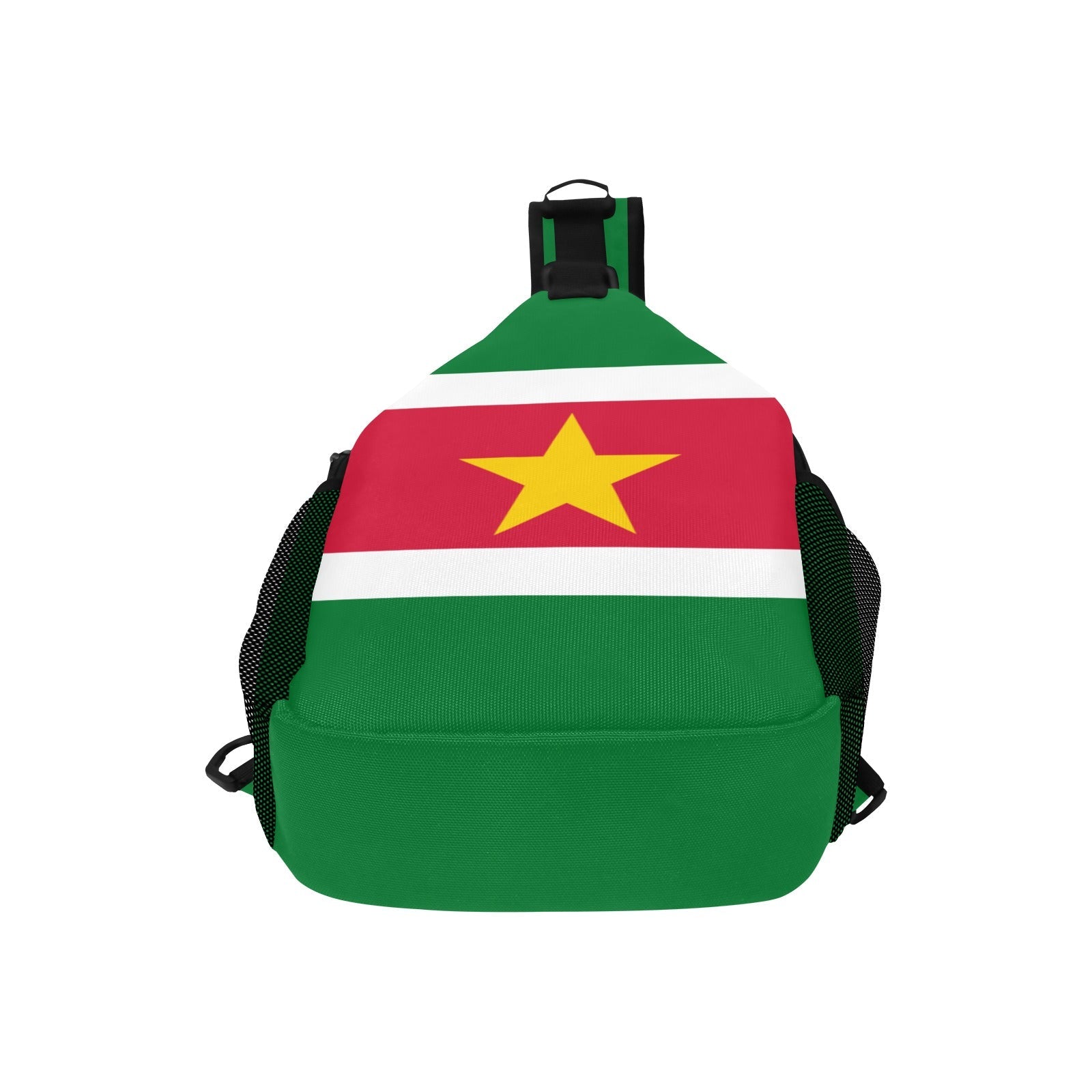 Suriname Flag Men's Casual Chest Bag - Conscious Apparel Store