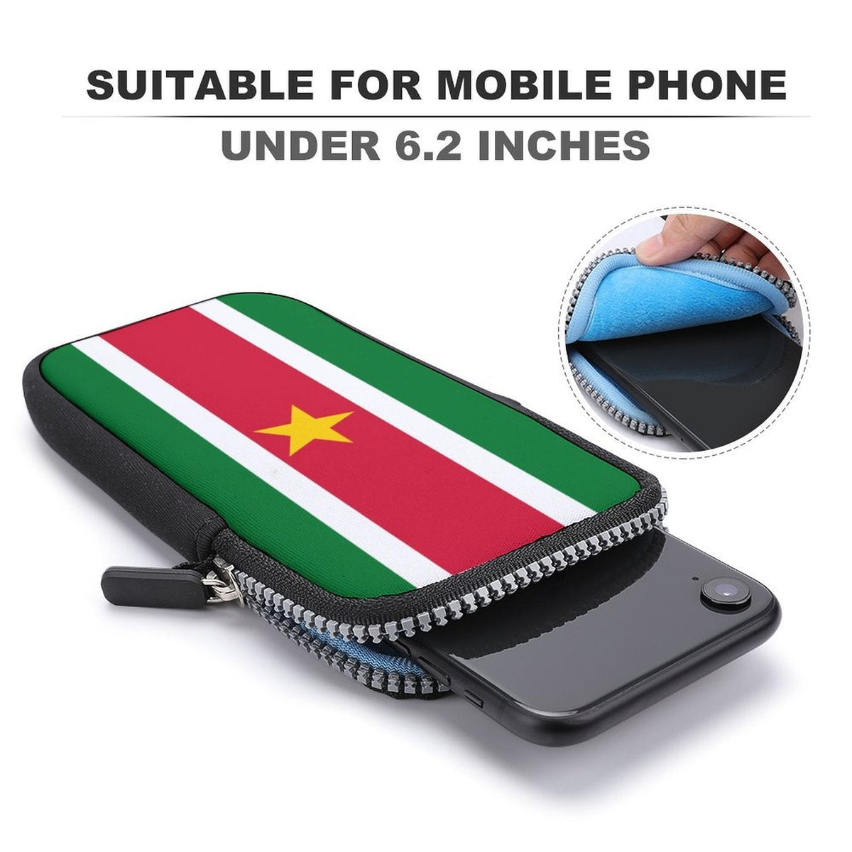 Suriname Flag Mobile Phone Purse - Conscious Apparel Store