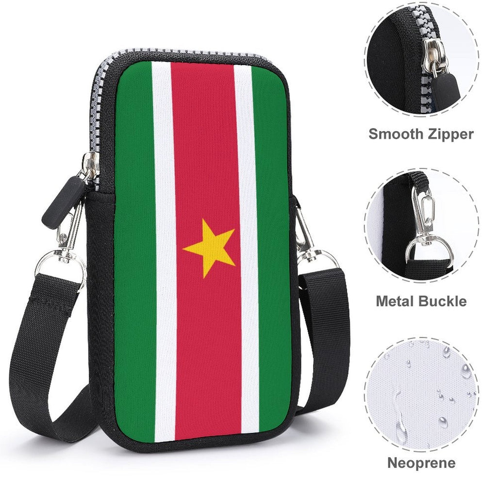 Suriname Flag Mobile Phone Purse - Conscious Apparel Store