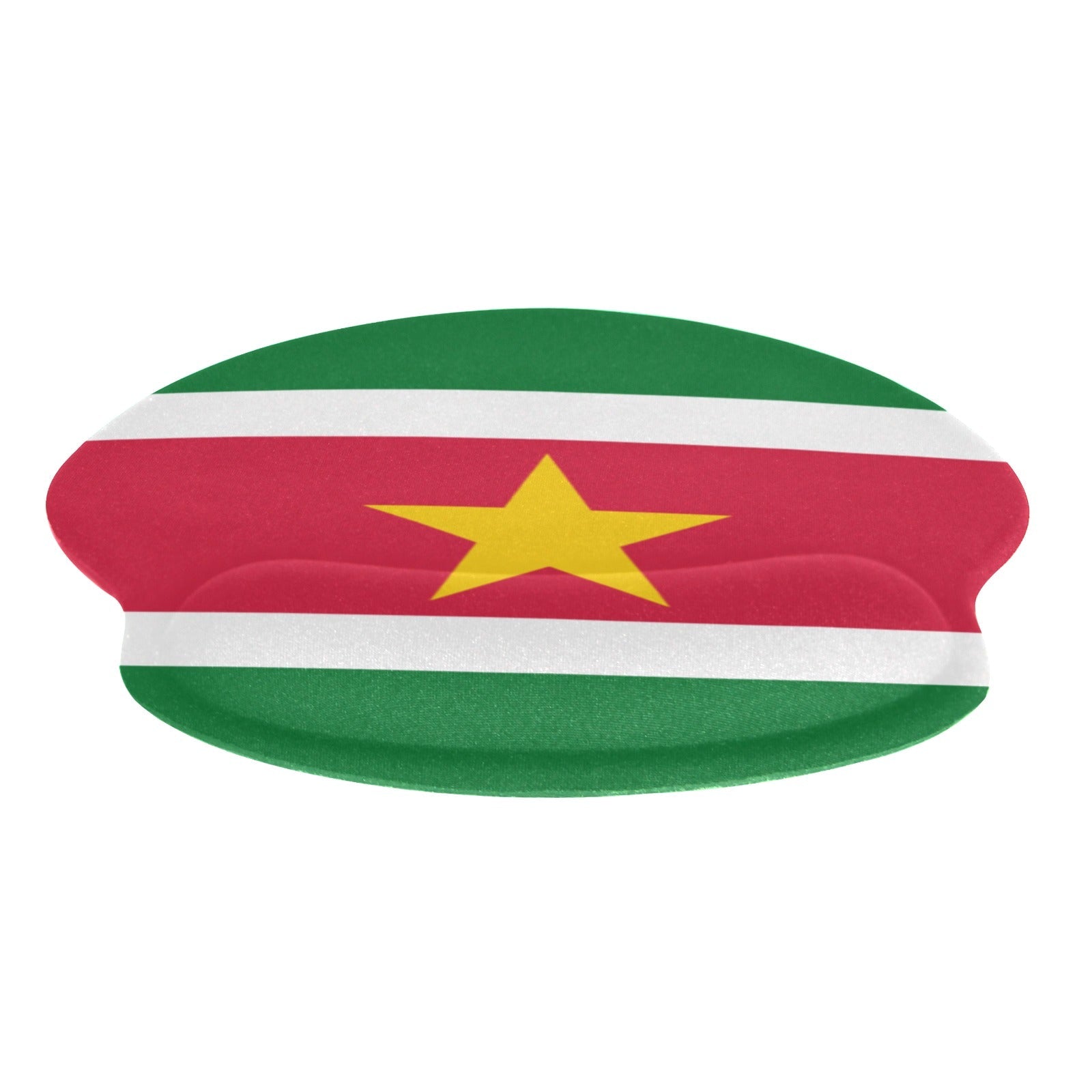 Suriname Flag Mouse Pad with Wrist Rest Support - Conscious Apparel Store