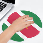 Suriname Flag Mouse Pad with Wrist Rest Support - Conscious Apparel Store