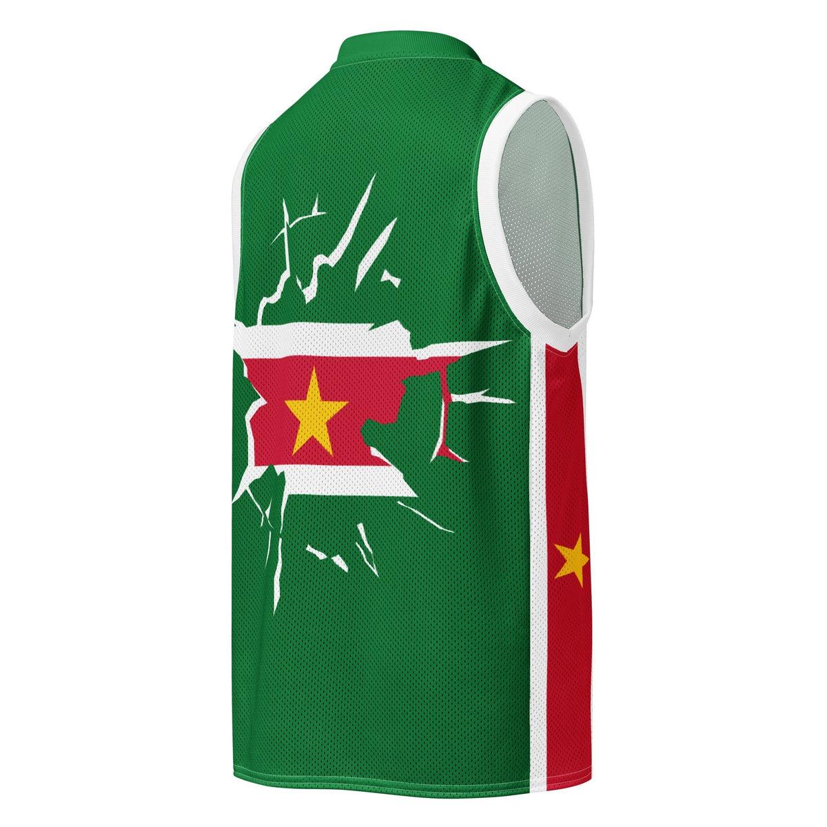 Suriname Flag Premium Sport Jersey Tank Top - Conscious Apparel Store