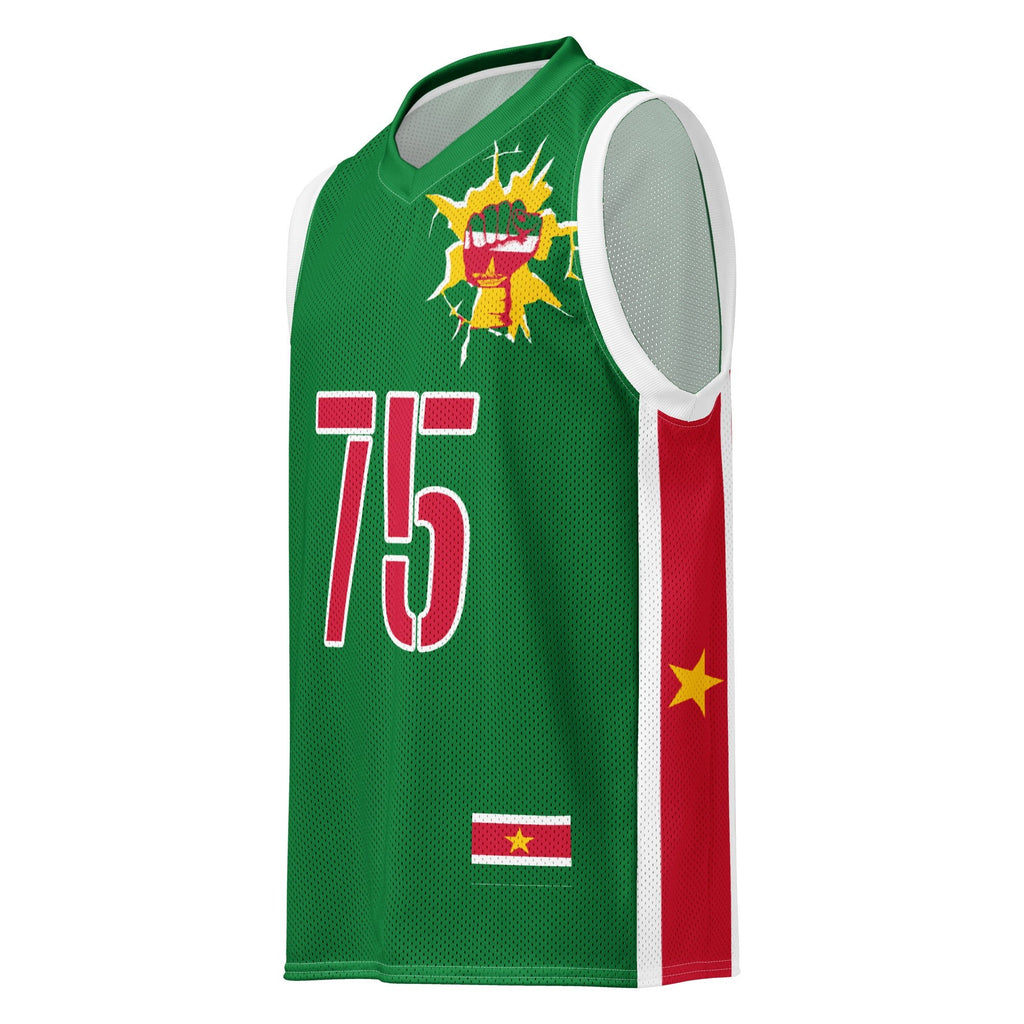 Suriname Flag Premium Sport Jersey Tank Top - Conscious Apparel Store