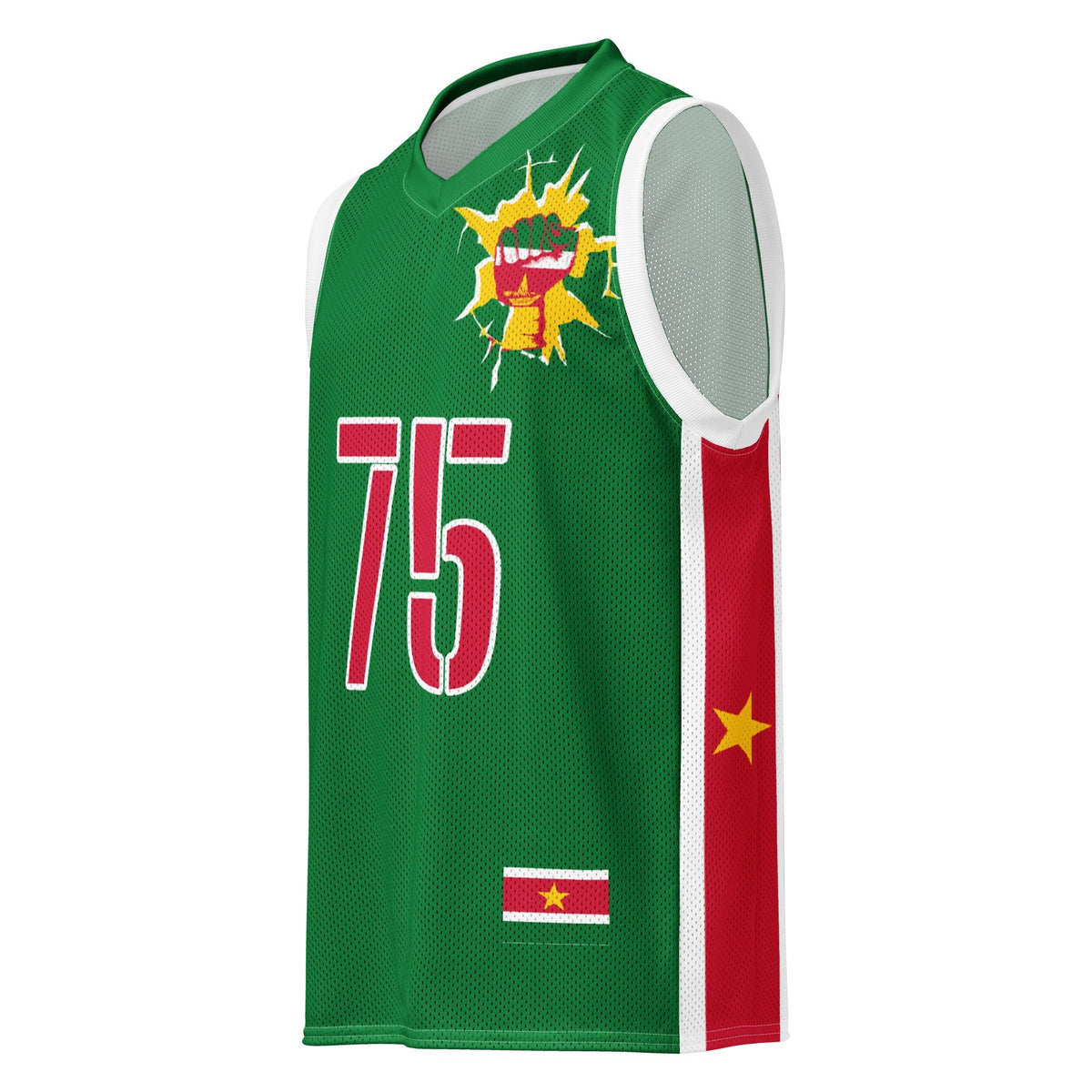 Suriname Flag Premium Sport Jersey Tank Top - Conscious Apparel Store