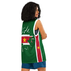 Suriname Flag Premium Sport Jersey Tank Top - Conscious Apparel Store
