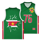 Suriname Flag Premium Sport Jersey Tank Top - Conscious Apparel Store