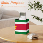 Suriname Flag Square Pen Holder - Conscious Apparel Store