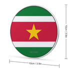Suriname Flag Wireless Charging Pad - Conscious Apparel Store