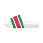 Suriname Flag Women's Slide Sandals - Conscious Apparel Store