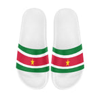Suriname Flag Women's Slide Sandals - Conscious Apparel Store