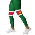 Suriname Flag Yoga Leggings - Conscious Apparel Store