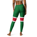 Suriname Flag Yoga Leggings - Conscious Apparel Store