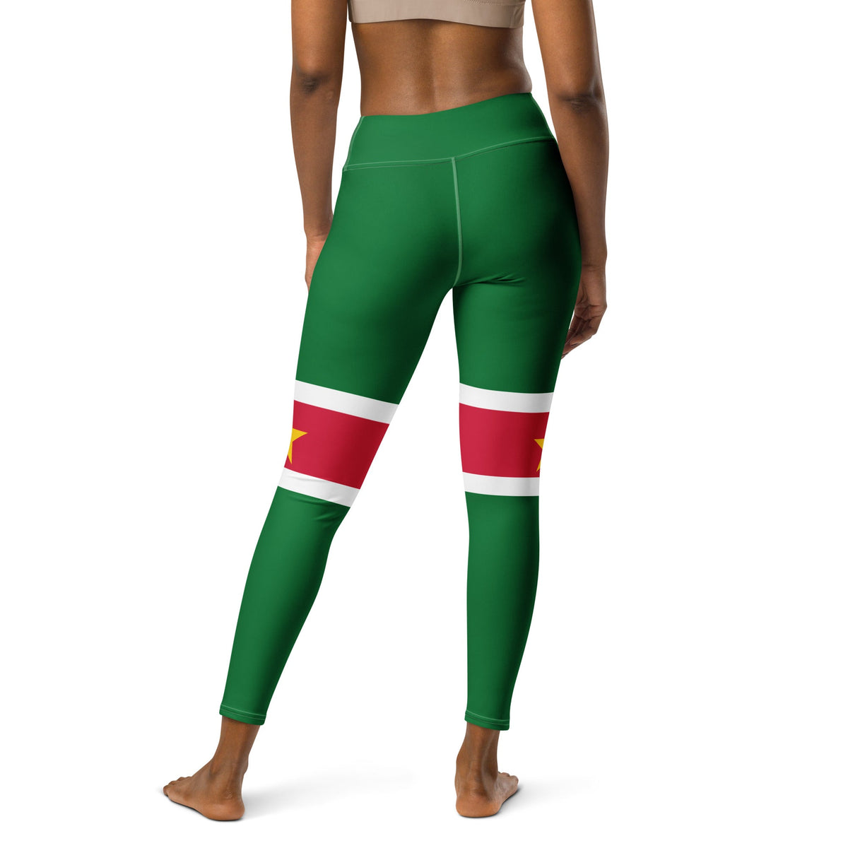 Suriname Flag Yoga Leggings - Conscious Apparel Store