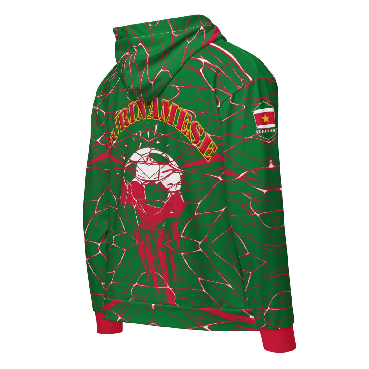 Suriname Football Unisex zip hoodie - Conscious Apparel Store