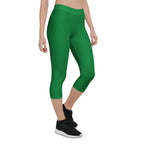 Suriname Green Capri Leggings - Conscious Apparel Store
