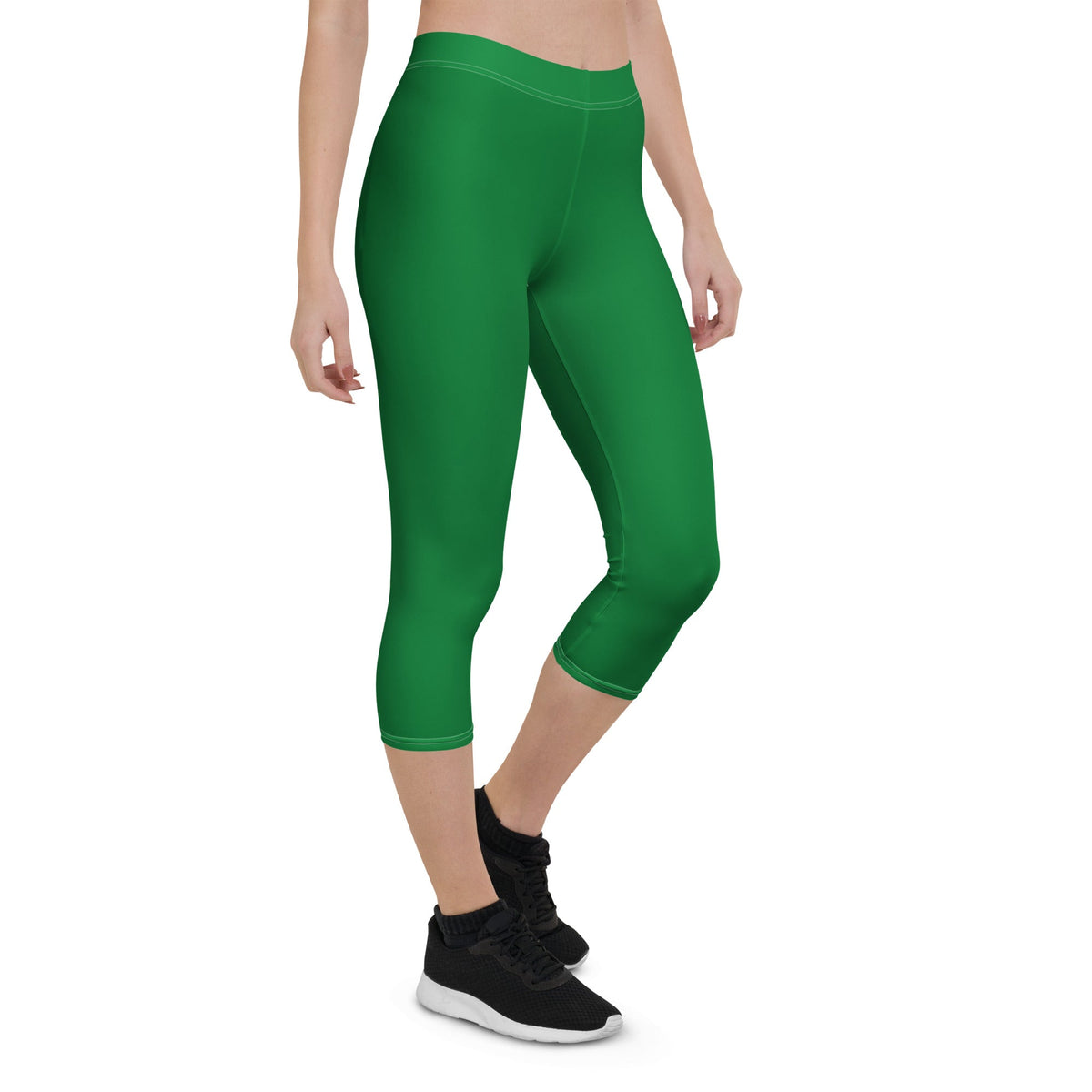Suriname Green Capri Leggings - Conscious Apparel Store