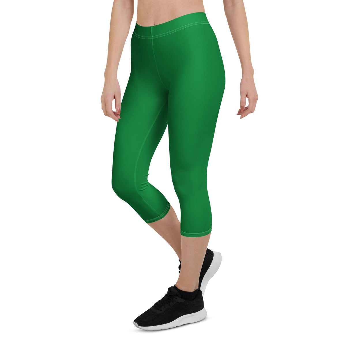 Suriname Green Capri Leggings - Conscious Apparel Store